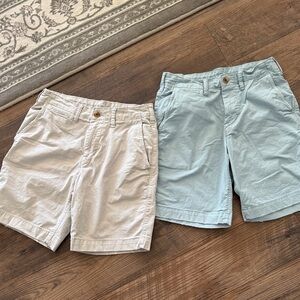 American Eagle Outfitters Beige Flex Shorts